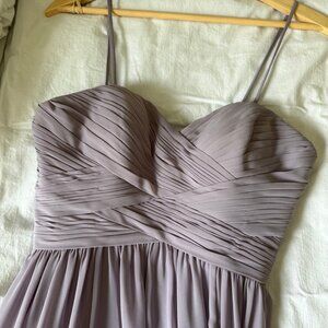4 Lavender WToo Bridesmaid Gown Maxi Dress